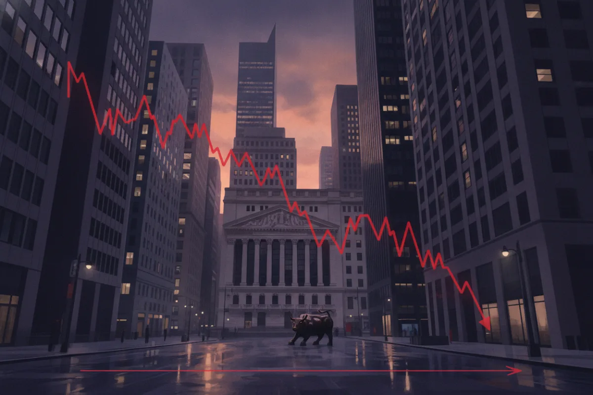 Wall Street encerra sequência de 9 semanas de altas com queda acentuada em tecnologia