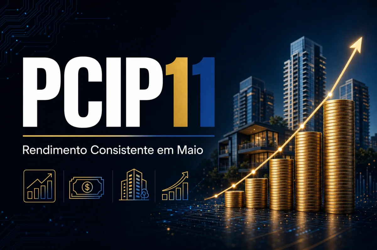 PCIP11 mantém distribuição de R$ 0,89 por cota em maio com yield de 1,06%