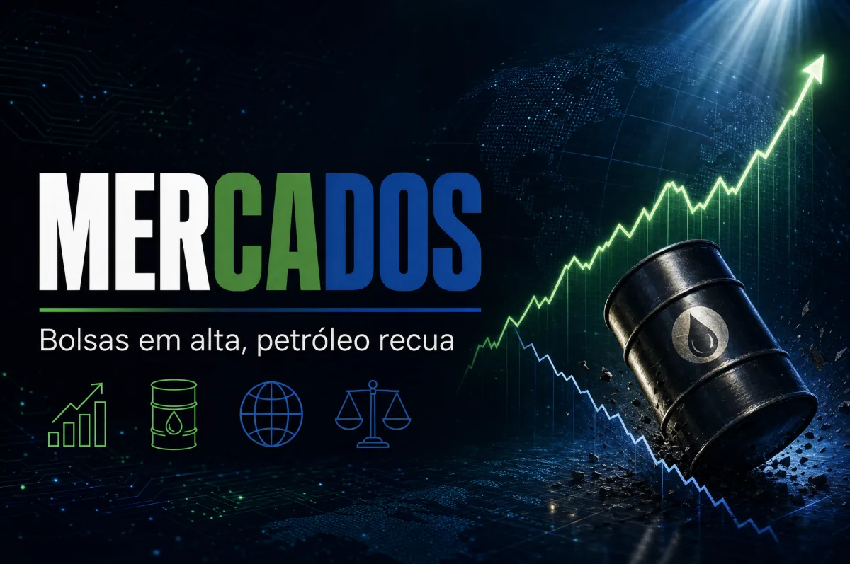 Bolsas em alta e petróleo cai após EUA encerrarem ataques contra Irã