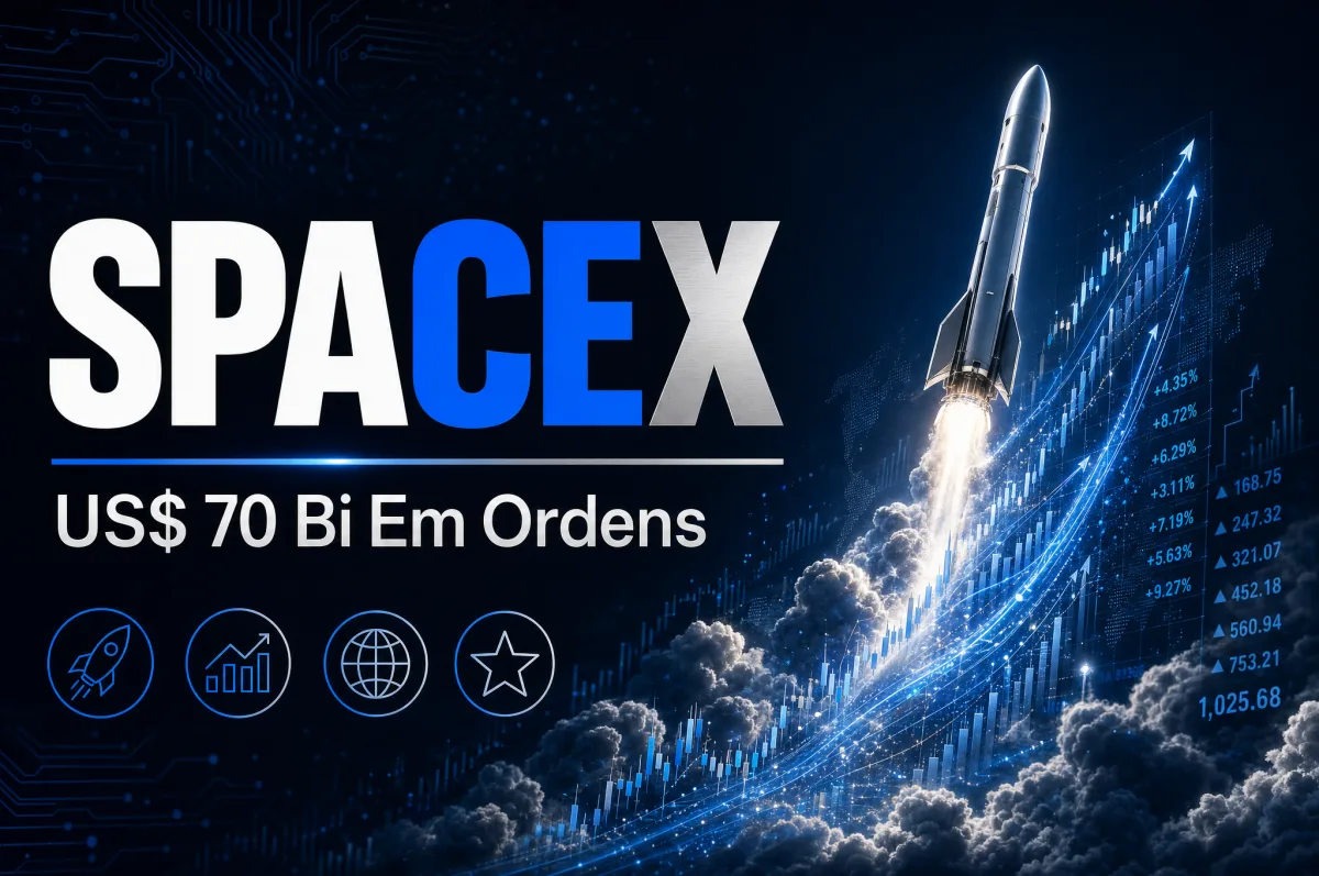 IPO da SpaceX atrai mais de 70 bilhões de dólares em ordens de investidores de varejo