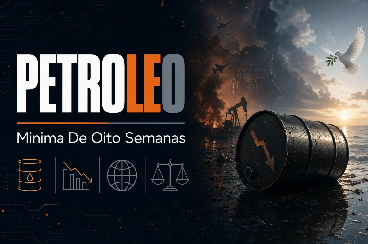 Petróleo fecha em mínima de oito semanas após Trump cancelar ataques ao Irã