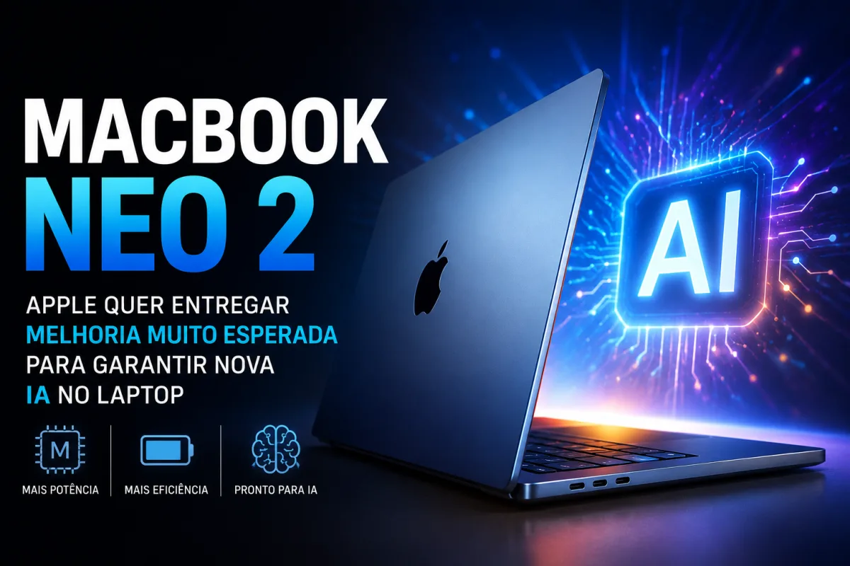 MacBook Neo 2: Apple quer entregar melhoria muito esperada para garantir nova IA no laptop