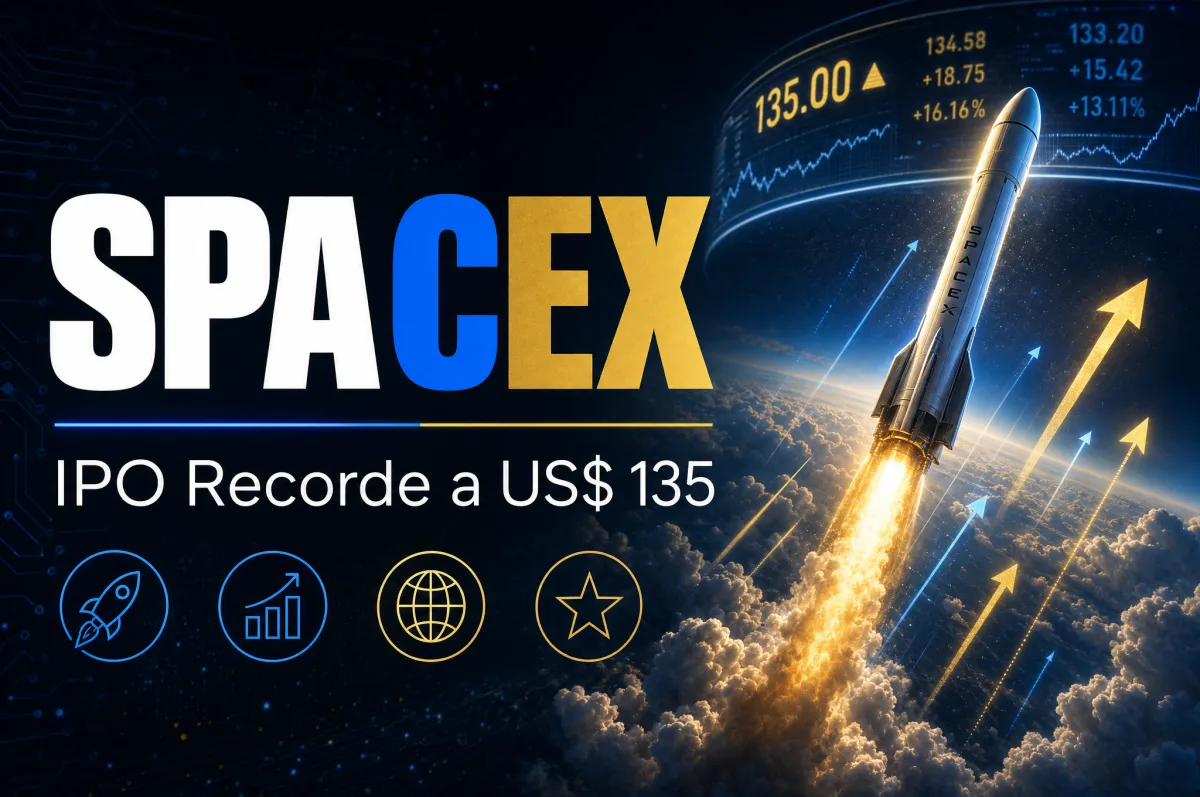 SpaceX prepara IPO recorde a US$ 135 por ação