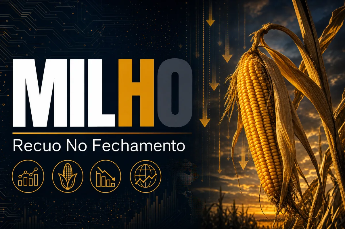 Milho recua do topo durante o fechamento de quarta-feira