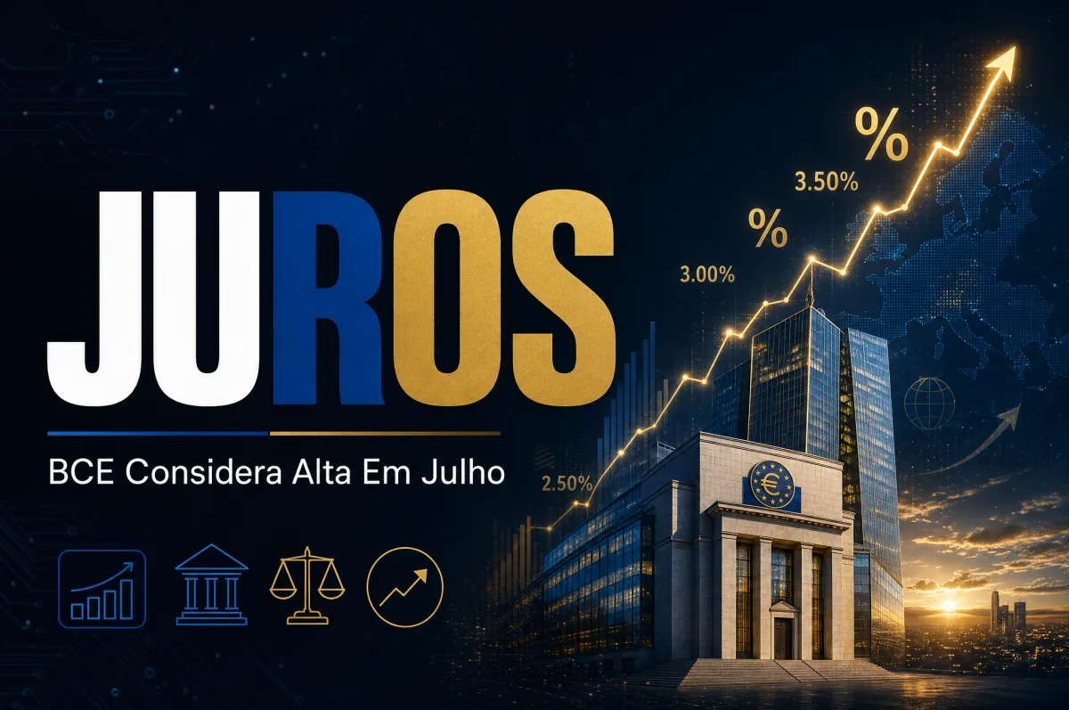 BCE mantém em aberto possibilidade de alta de juros em julho