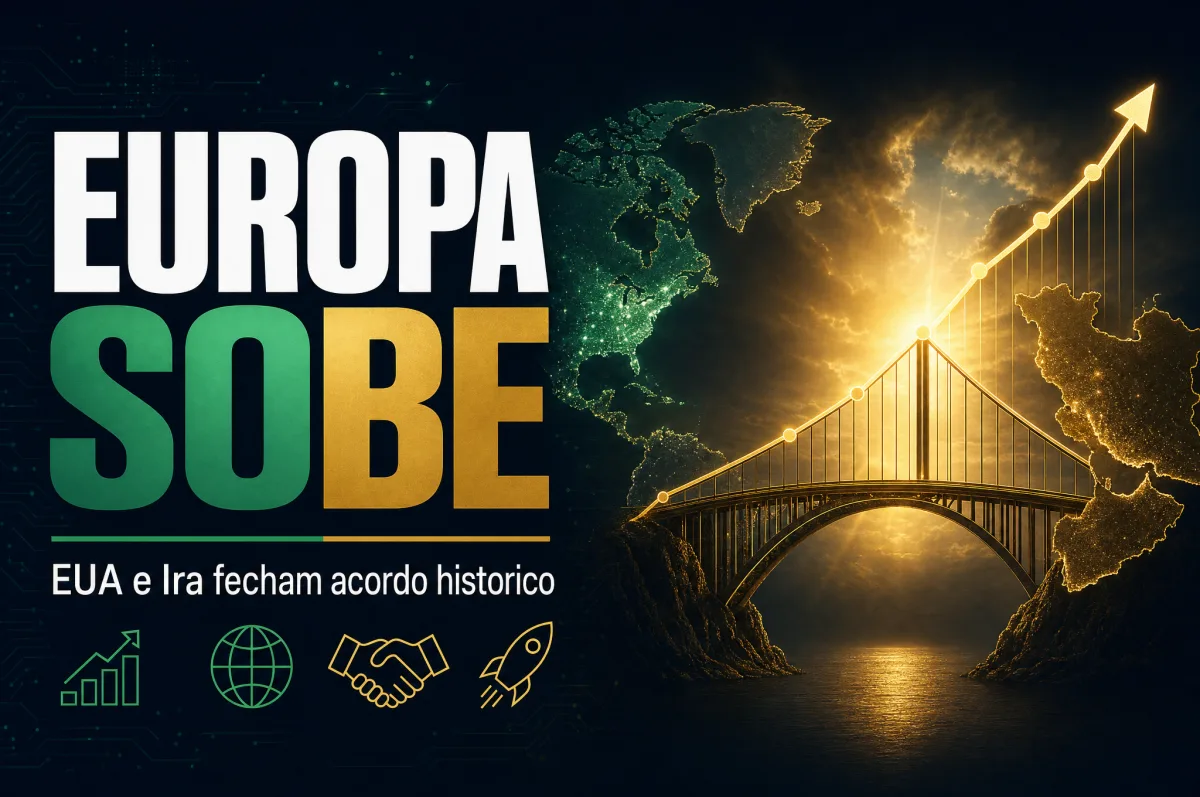 Bolsas europeias fecham em alta firme com otimismo de acordo entre EUA e Irã