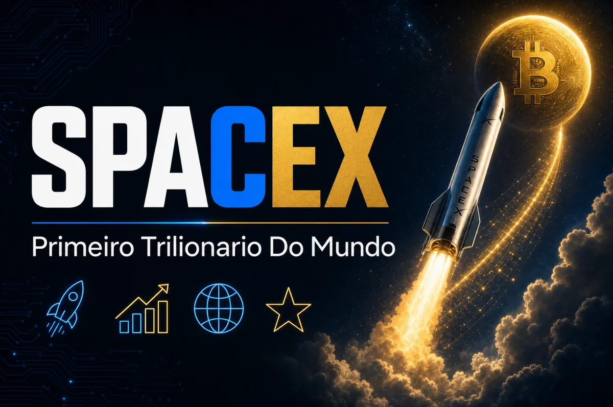 IPO da SpaceX fecha em alta de 19% e cria primeiro trilionário do mundo