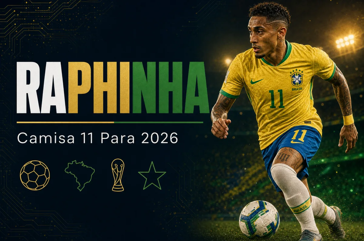 Raphinha: o camisa 11 da Seleção Brasileira na Copa do Mundo de 2026