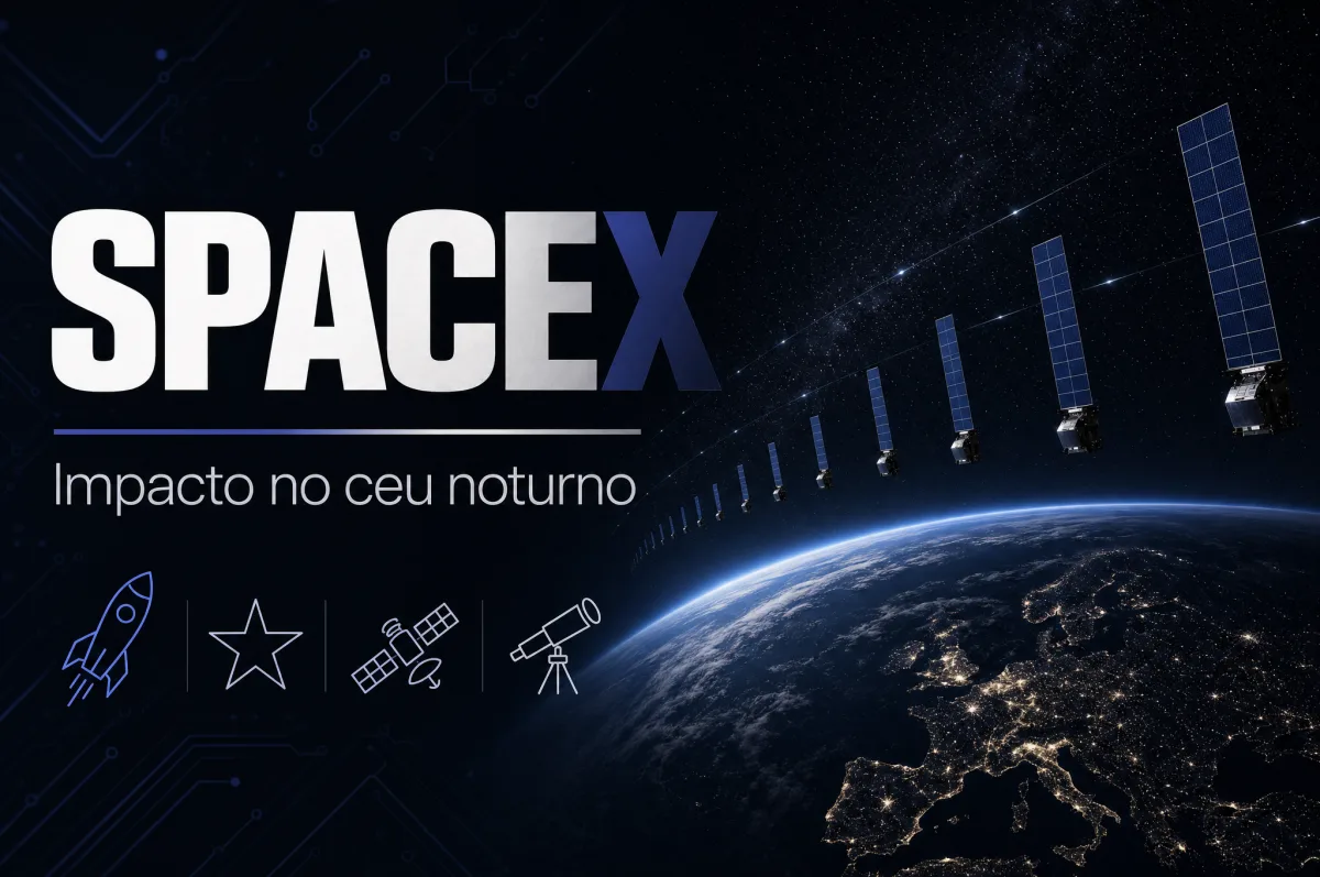 IPO da SpaceX pode provocar cicatrizes permanentes no céu noturno