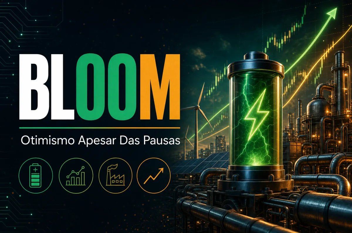 Analistas mantêm otimismo com Bloom Energy apesar de pausas de clientes