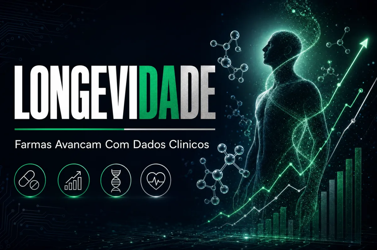 Pfizer, Abbott e Amgen impulsionam pipeline em longevidade com aprovações e dados clínicos