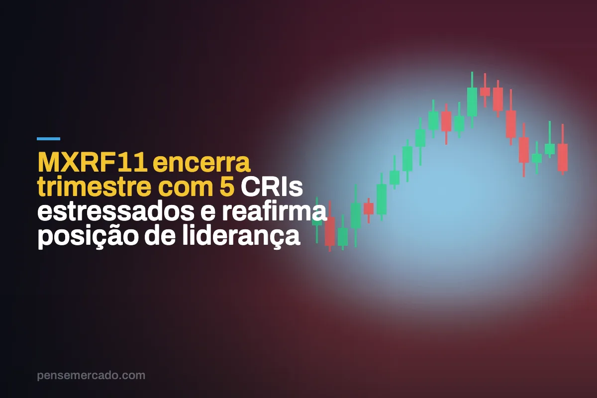 MXRF11 encerra trimestre com 5 CRIs estressados e reafirma posição de liderança