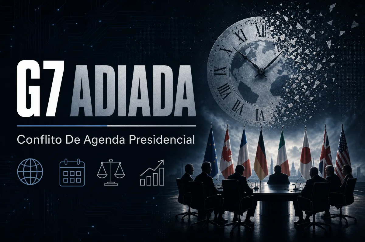 Cúpula do G7 é adiada por conflito de agenda do presidente dos EUA
