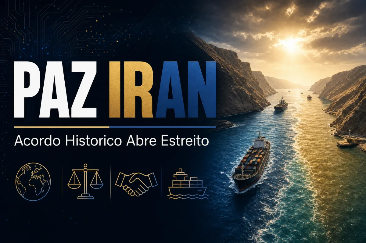 Trump confirma acordo de paz com Irã e ordena reabertura do Estreito de Ormuz