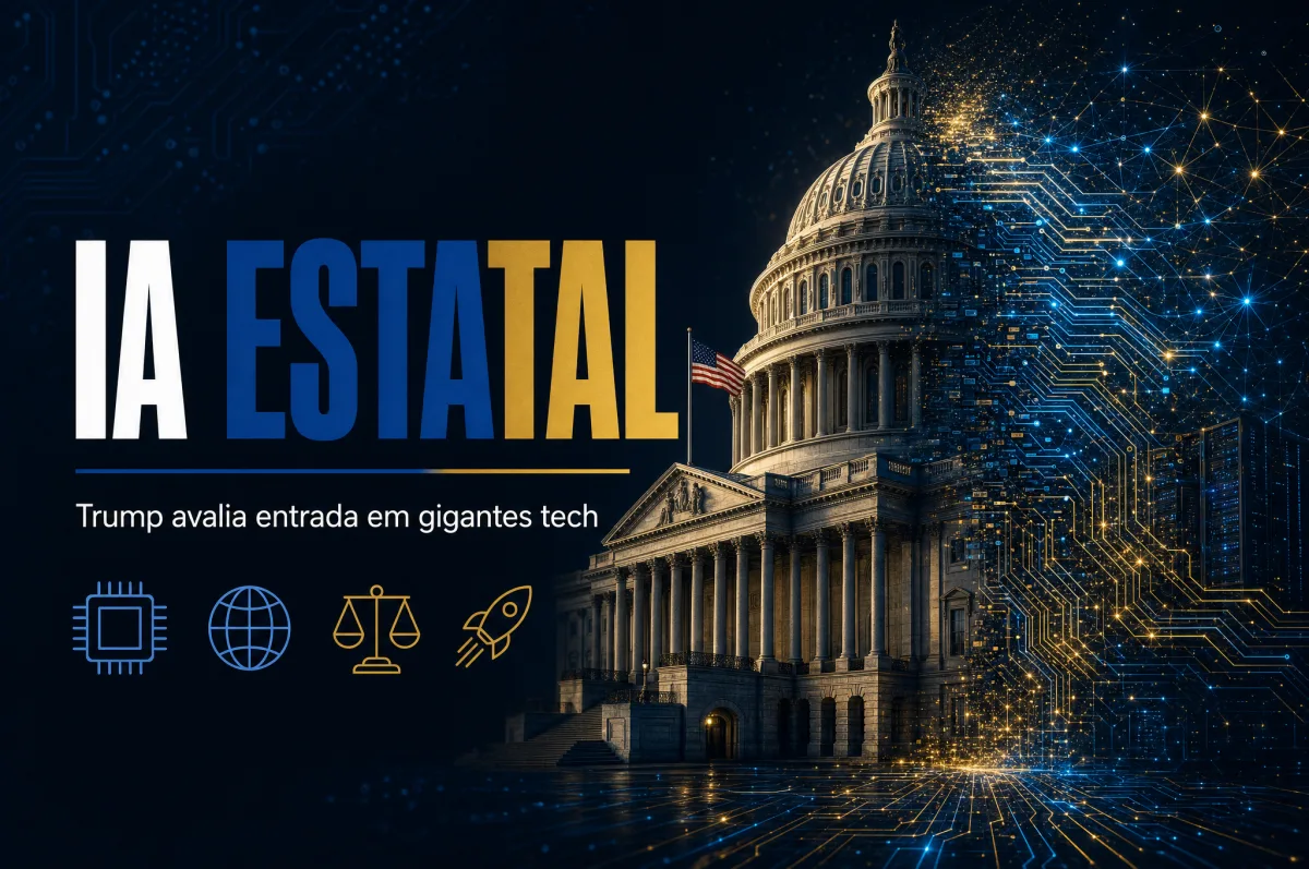 Trump considera participação governamental em gigantes de inteligência artificial