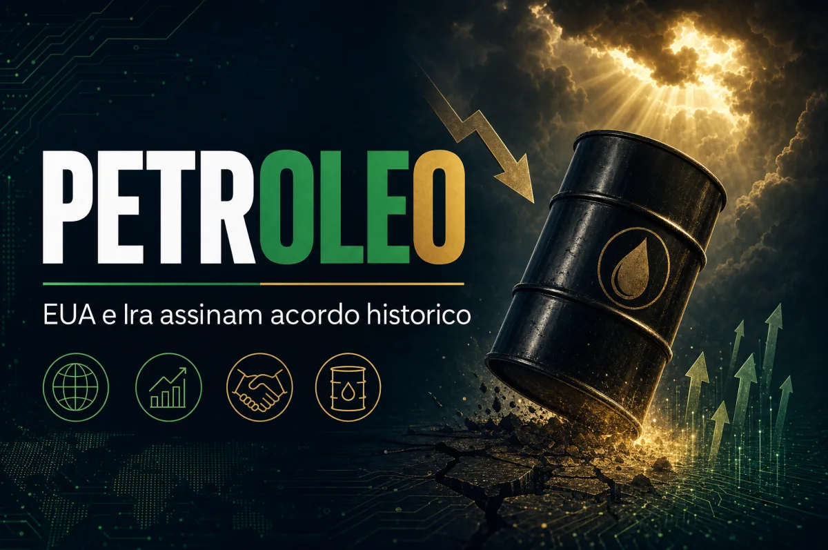 Acordo entre EUA e Irã impulsiona bolsas e derruba preço do petróleo