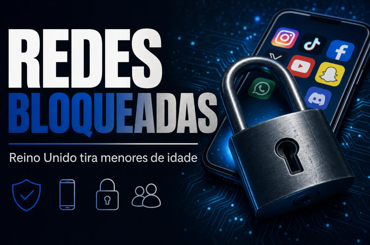 Reino Unido pode proibir redes sociais para menores de 16 anos
