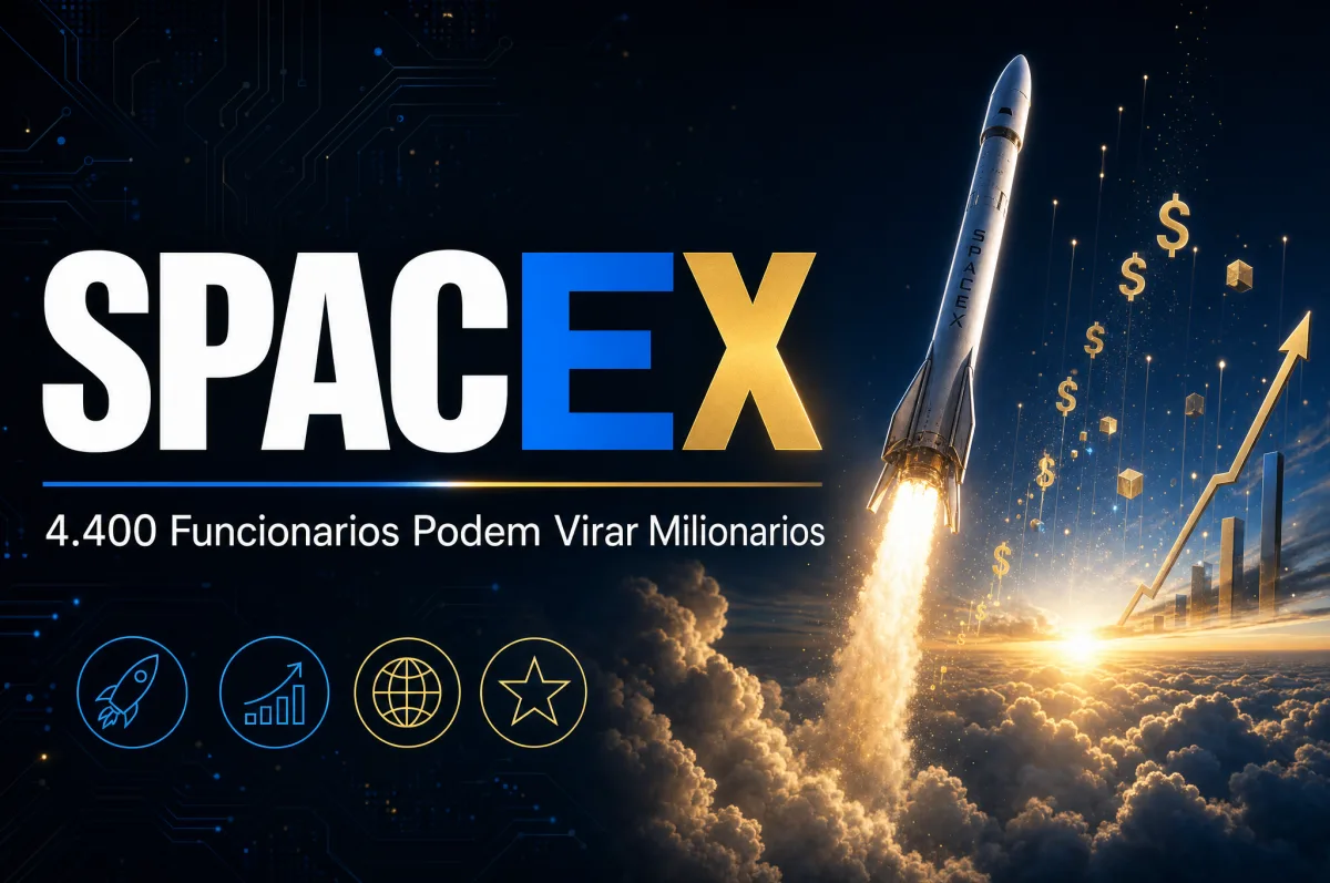 IPO da SpaceX pode transformar 4.400 funcionários em milionários