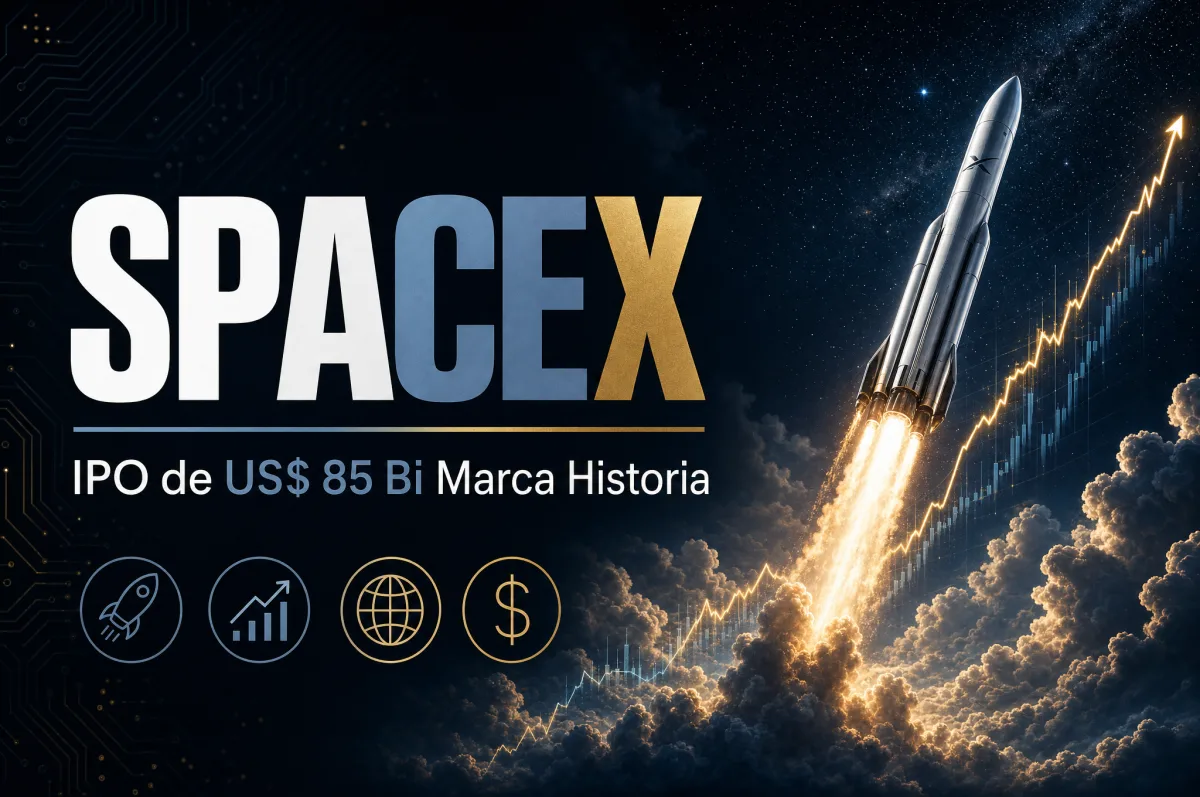 SpaceX arrecada mais de US$ 85 bilhões em IPO histórico