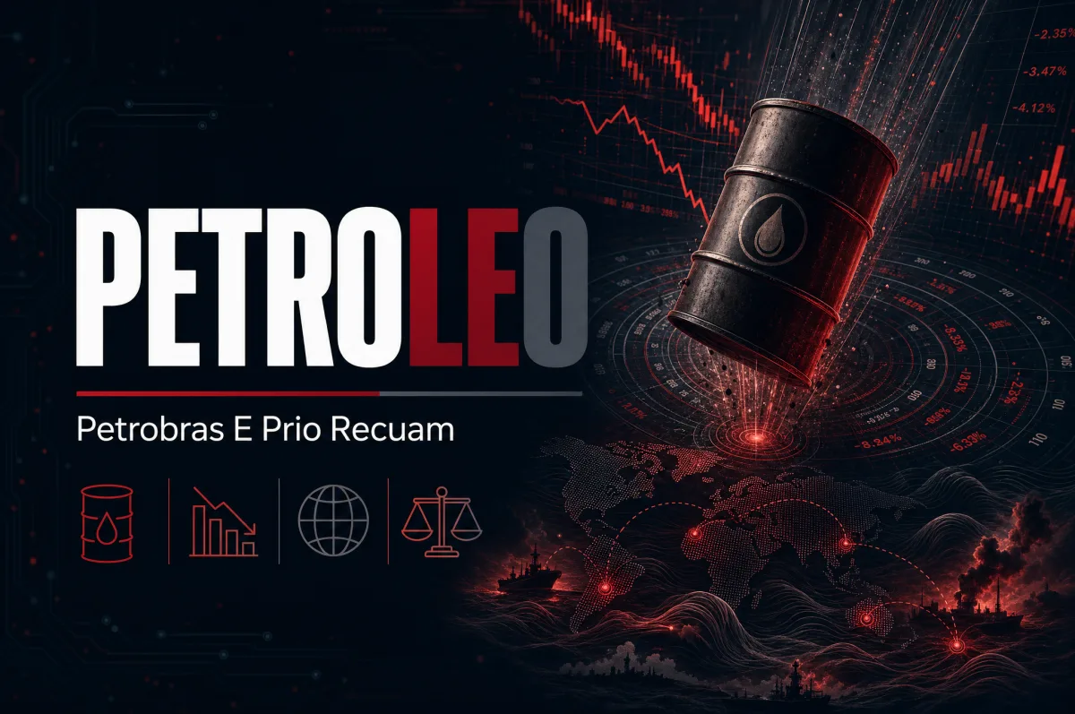 Petrobras e PRIO caem até 7% com queda do petróleo após acordo EUA-Irã
