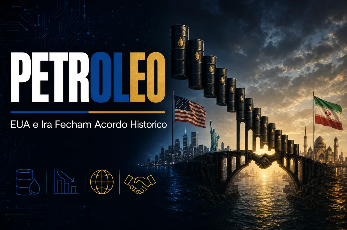 Petróleo atinge menor nível em três meses após acordo entre EUA e Irã