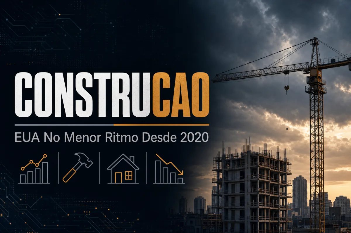 Início de construção residencial nos EUA cai ao menor ritmo desde 2020