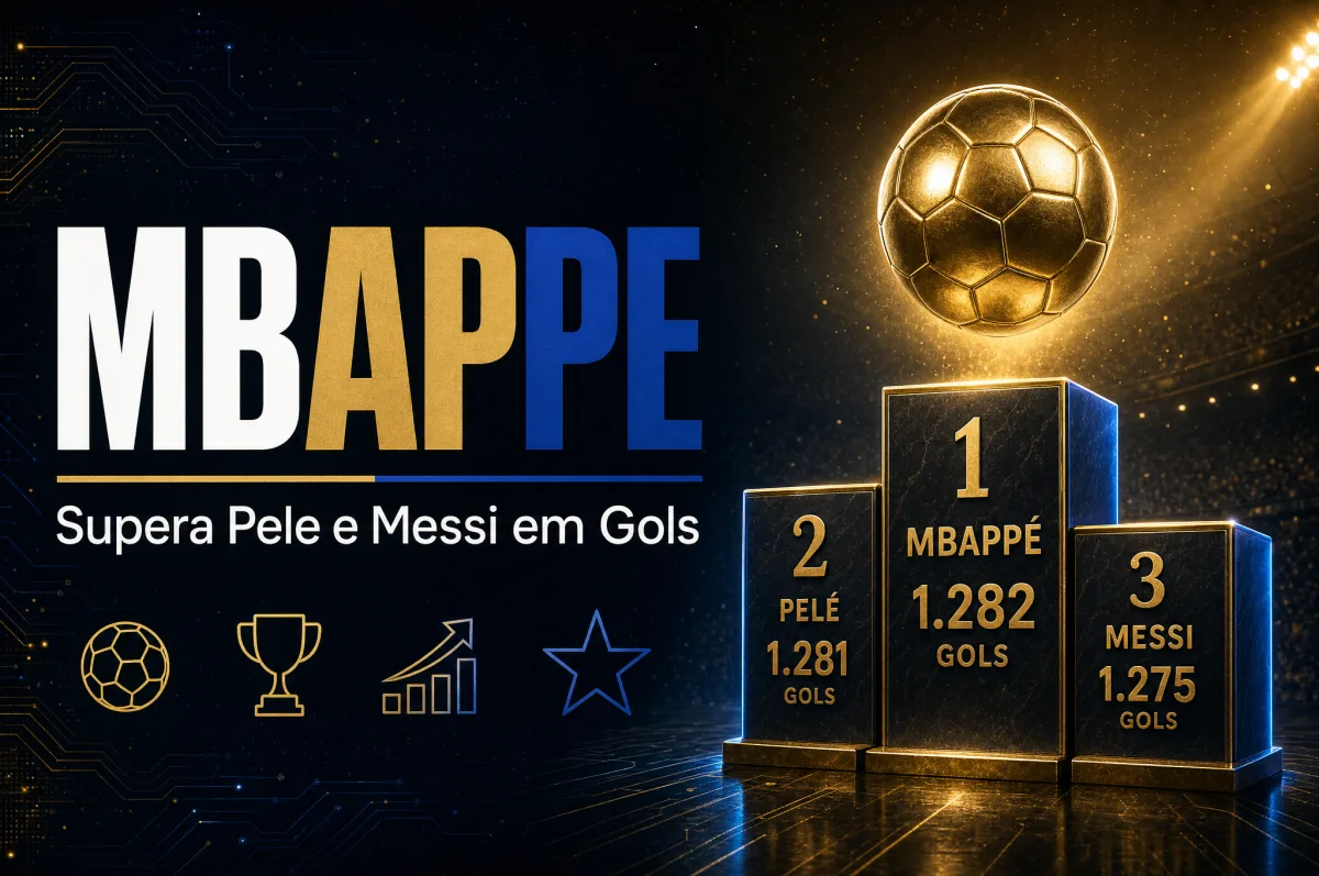 Mbappé supera Pelé e Messi na artilharia histórica das Copas do Mundo