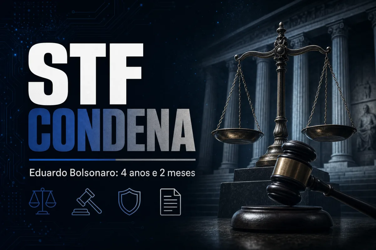STF condena Eduardo Bolsonaro a 4 anos e 2 meses por coação ao Judiciário