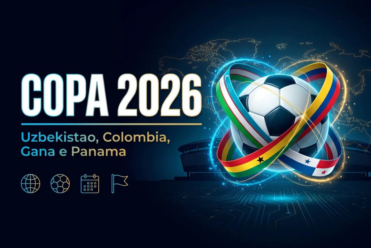 Copa do Mundo 2026: confira os jogos de Uzbequistão x Colômbia e Gana x Panamá