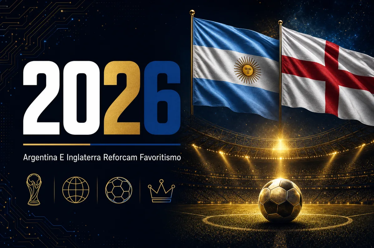 Argentina e Inglaterra começam Copa de 2026 com favoritismo reforçado