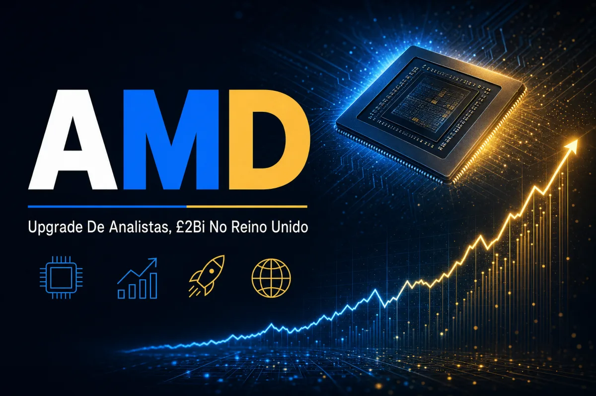AMD recebe upgrade de analistas e investe £2B no Reino Unido em IA