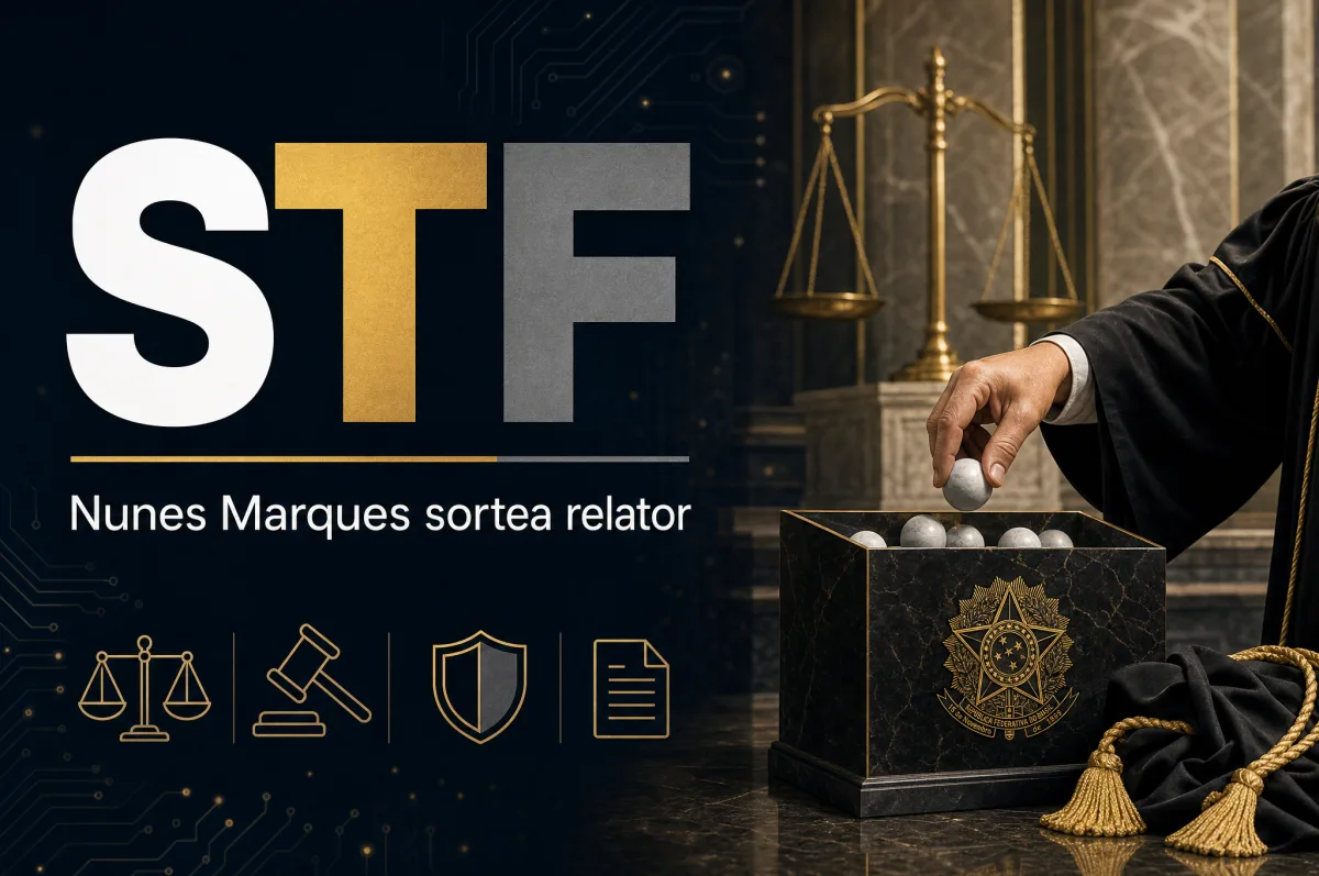 Nunes Marques é sorteado relator de ação de Flávio Bolsonaro contra Lula no STF