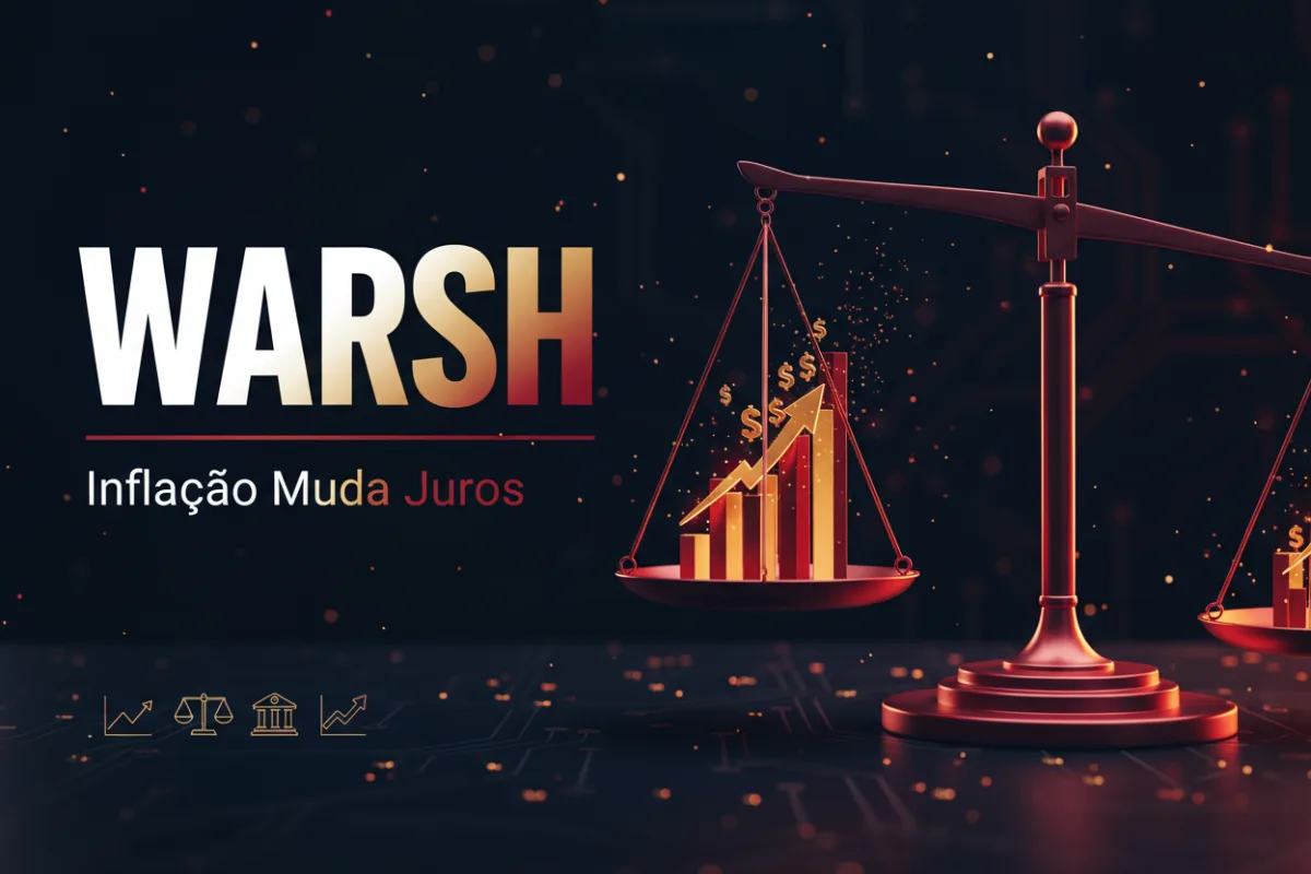 Postura inflacionista de Warsh muda cálculos sobre taxas de juros