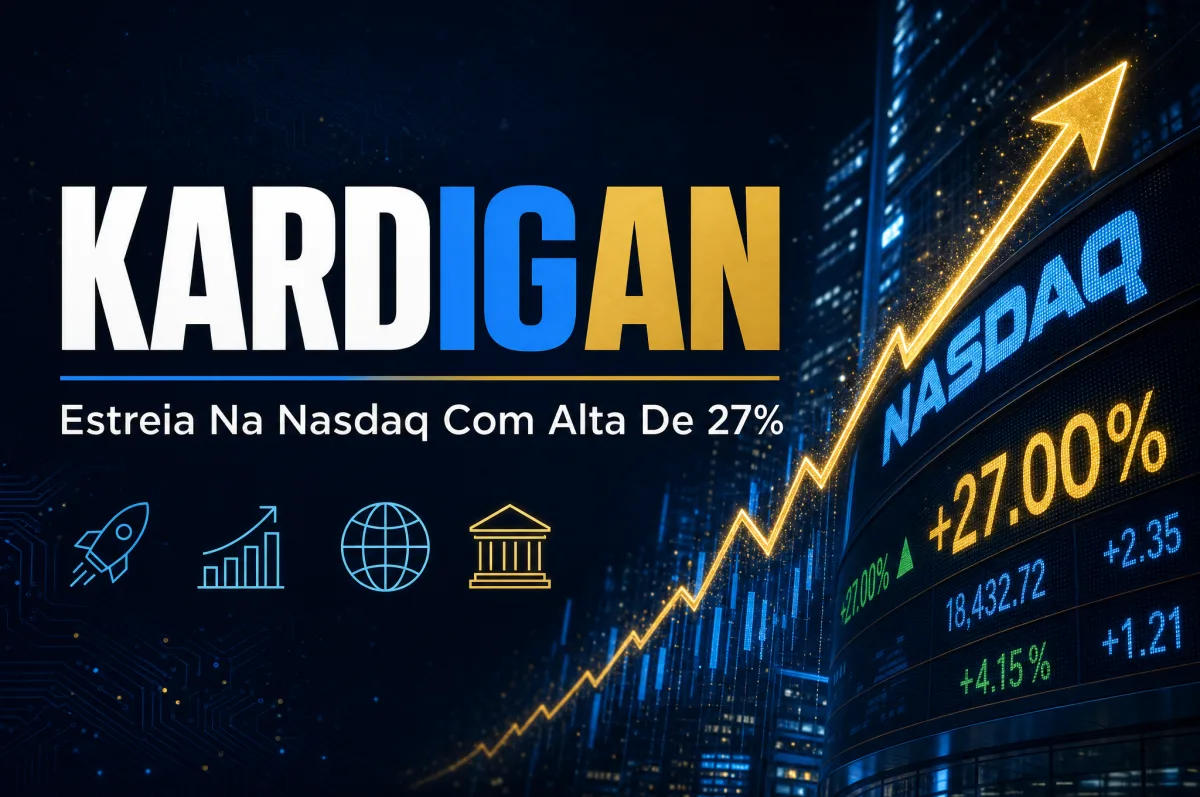 Kardigan dispara 27% no estreia na Nasdaq após captação de US$ 400 milhões