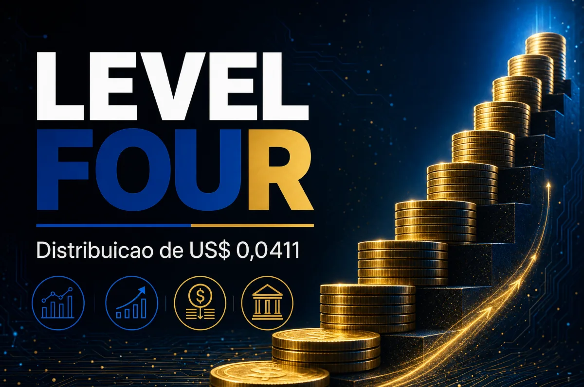 Level Four Large Cap Growth Active ETF distribui US$ 0,0411 por cota
