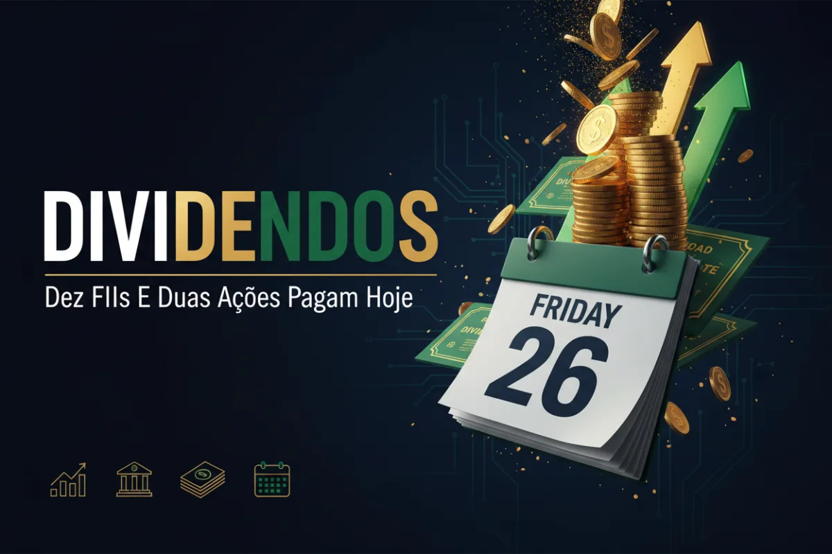 Dez FIIs e duas ações pagam dividendos nesta sexta-feira