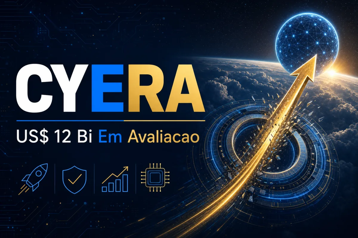 Cyera levanta US$ 600 milhões e atinge avaliação de US$ 12 bilhões