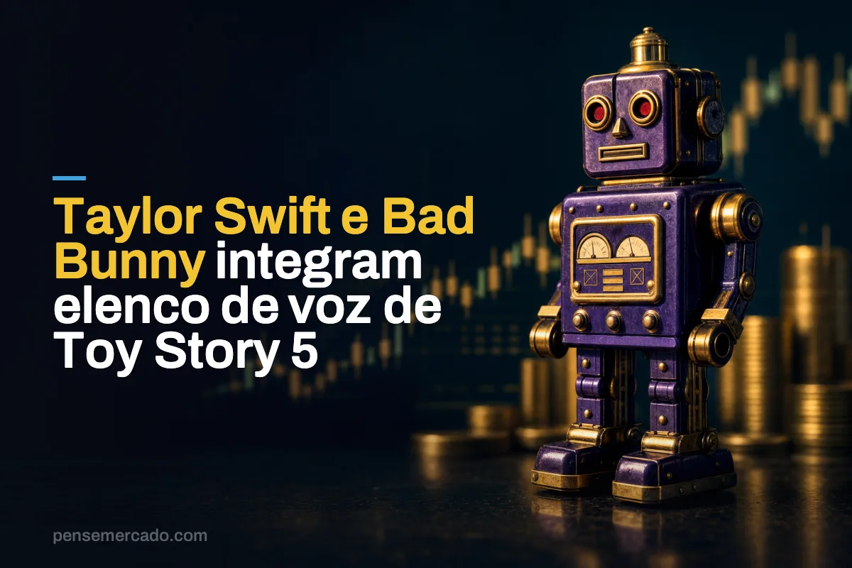 Taylor Swift e Bad Bunny integram elenco de voz de Toy Story 5
