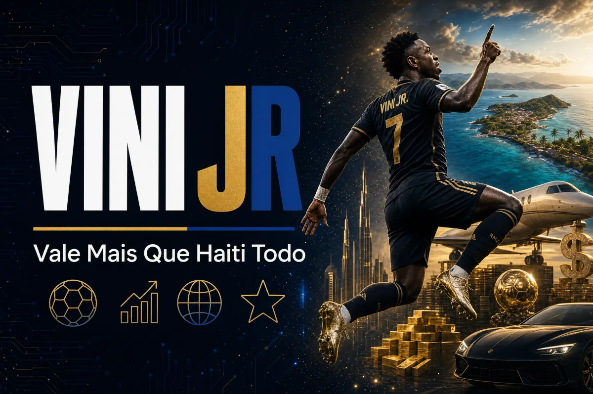Brasil enfrenta Haiti nesta sexta; Vini Jr. vale mais que toda seleção haitiana