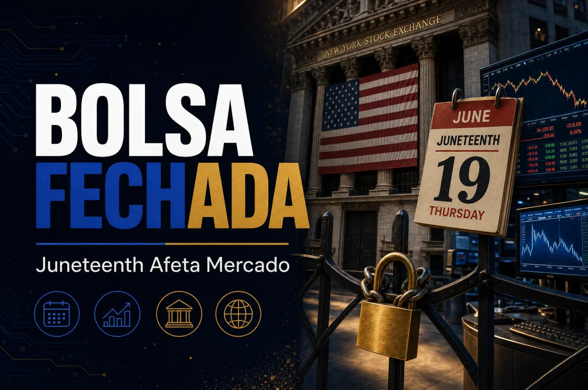 Bolsa de valores fecha no Dia da Independência de Juneteenth; saiba como afeta serviços