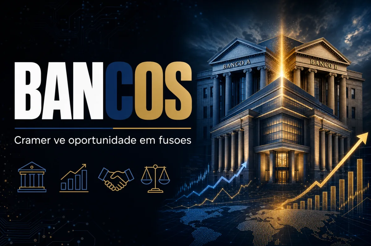 Cramer vê bancos como JPMorgan ainda baratos e defende fusões no setor