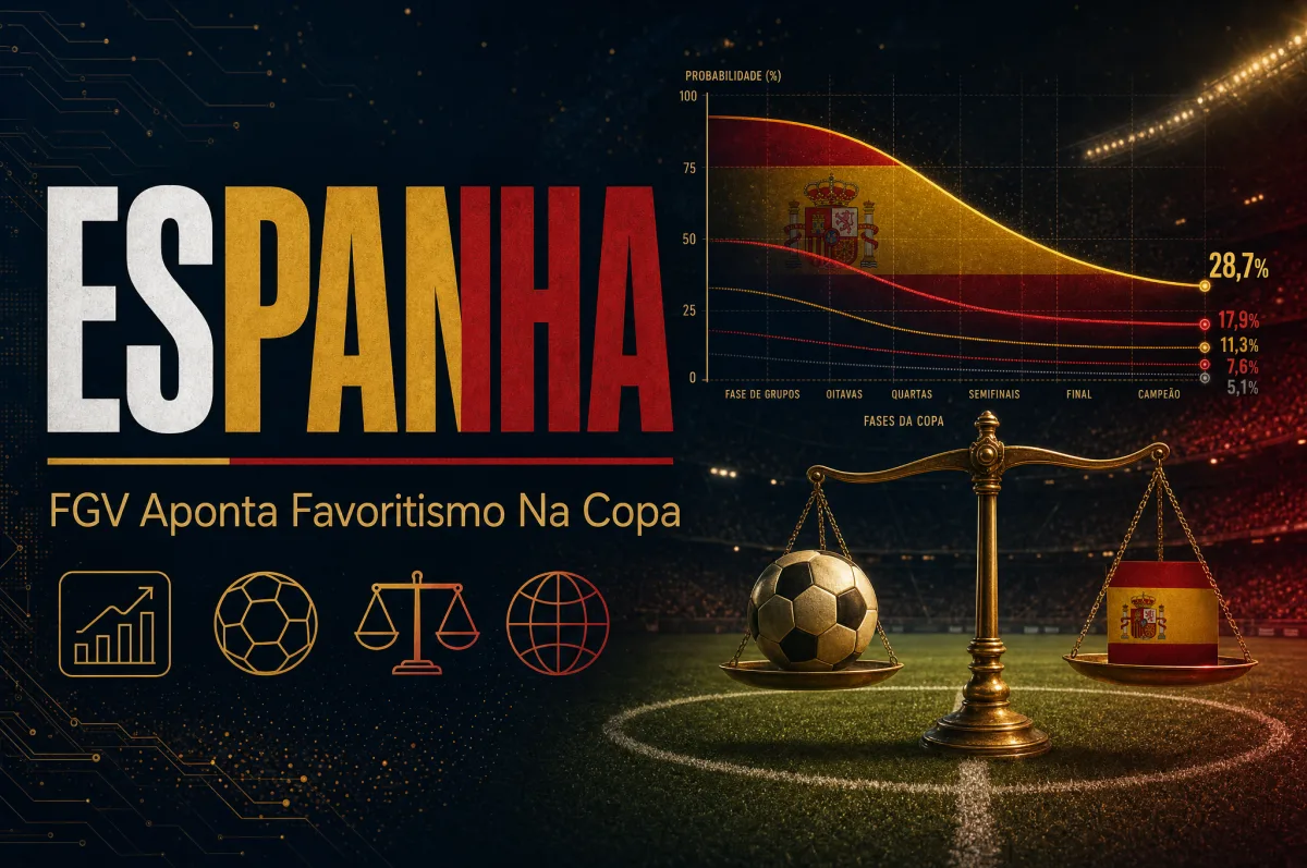 Modelos da FGV indicam favoritismo espanhol e equilibrio em jogos da Copa