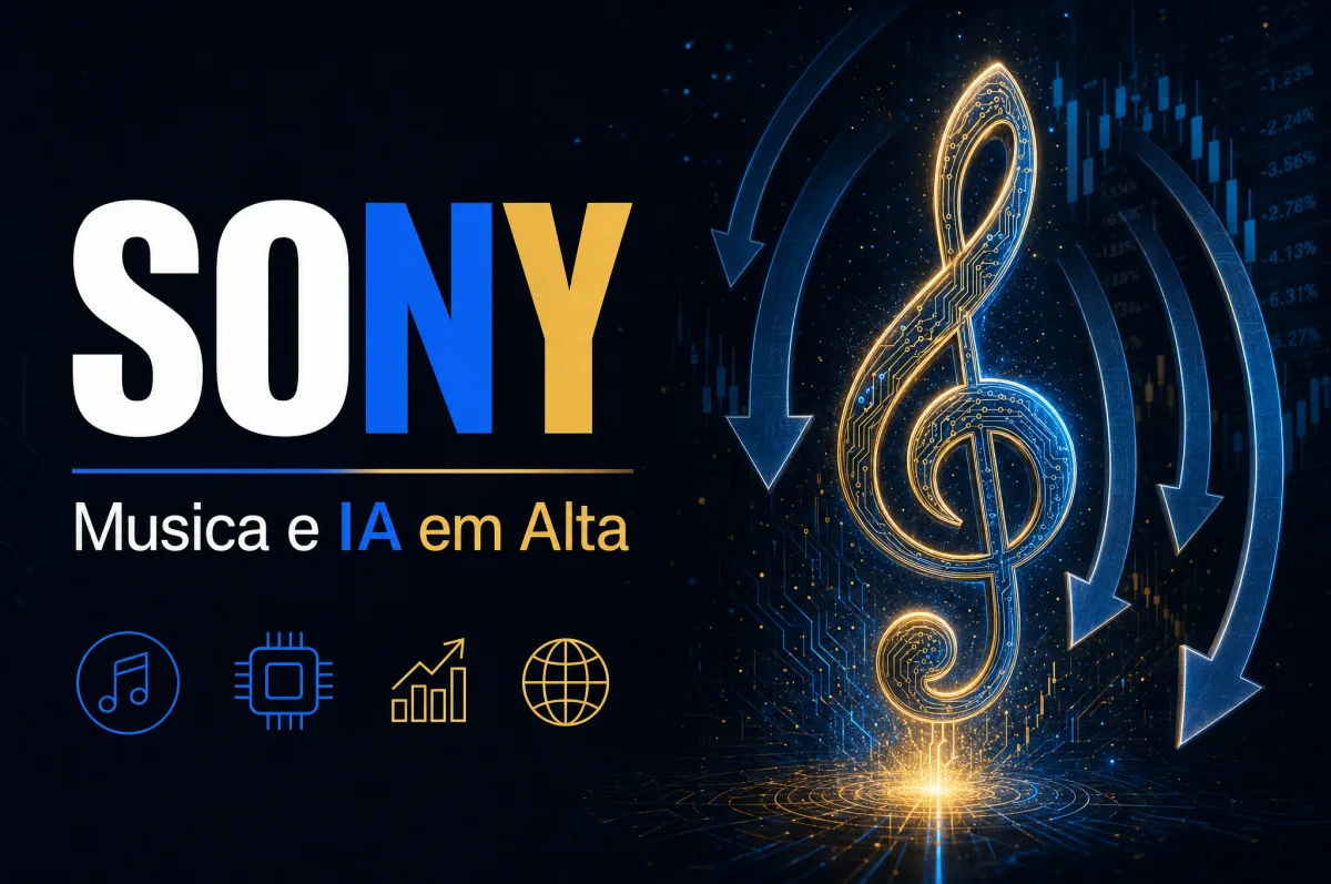 Sony Group se destaca entre ações em queda com perspectivas no mercado musical e IA