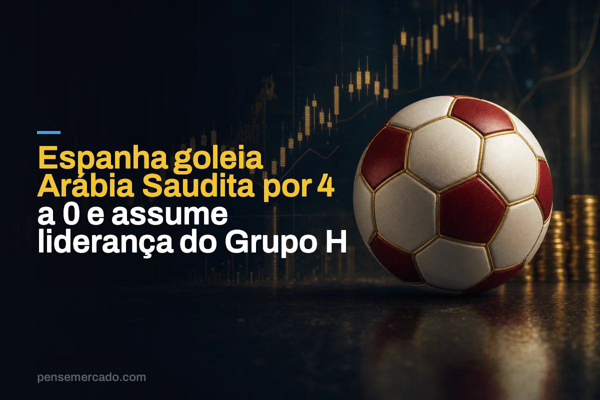 Espanha goleia Arábia Saudita por 4 a 0 e assume liderança do Grupo H