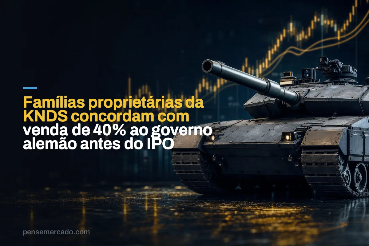 Famílias proprietárias da KNDS concordam com venda de 40% ao governo alemão antes do IPO