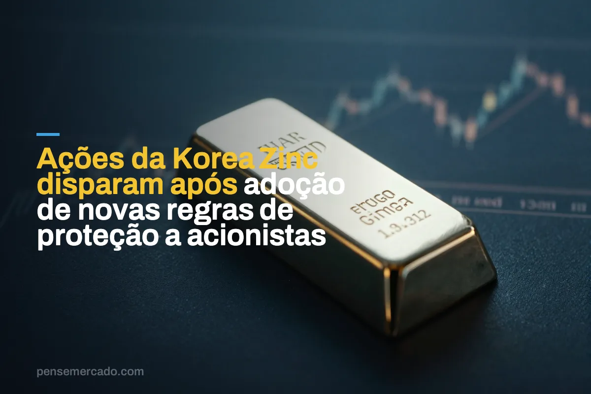 Ações da Korea Zinc disparam após adoção de novas regras de proteção a acionistas