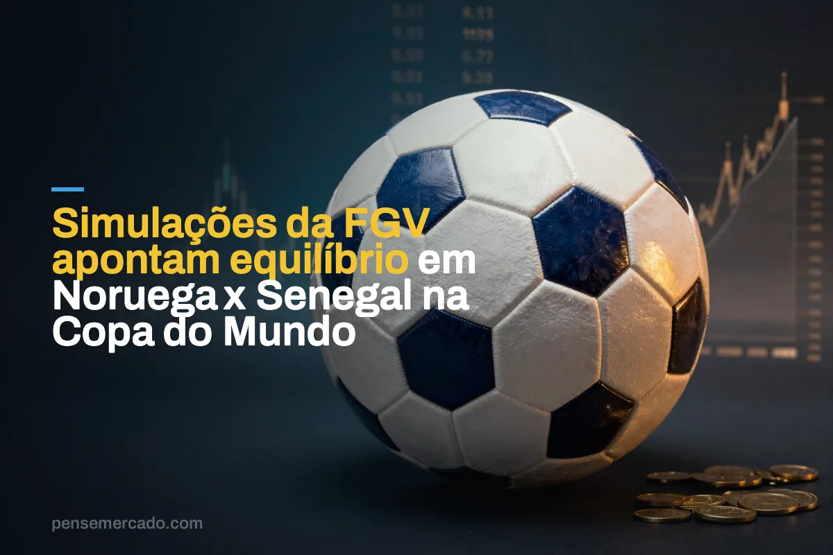 Simulações da FGV apontam equilíbrio em Noruega x Senegal na Copa do Mundo