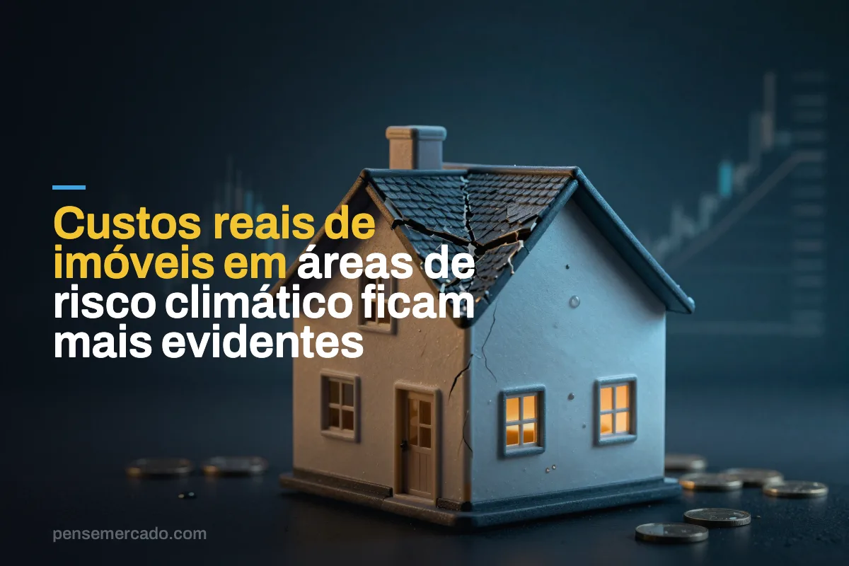 Custos reais de imóveis em áreas de risco climático ficam mais evidentes