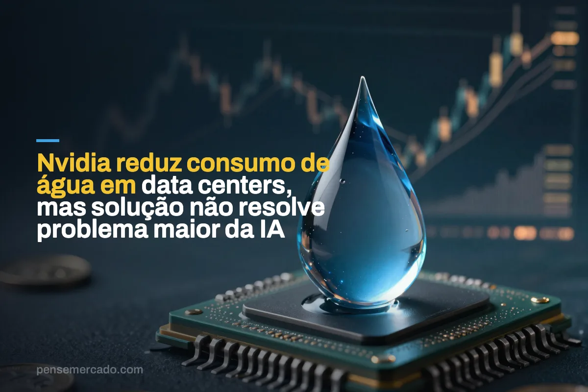 Nvidia reduz consumo de água em data centers, mas solução não resolve problema maior da IA