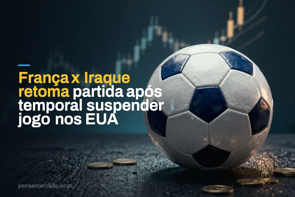 França x Iraque retoma partida após temporal suspender jogo nos EUA